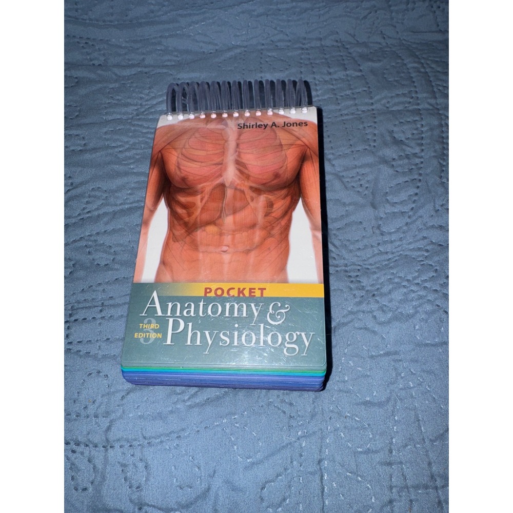 Pocket Anatomy & Physiology 3rd Edition Shirley A Jones Spiral Bound Reference